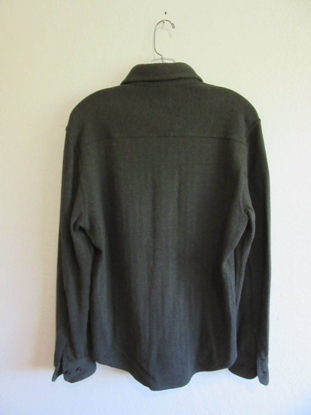 Taylor Stitch Gray Organic Cotton 38 Herringbone Shirt Jacket - Picture 3 of 4